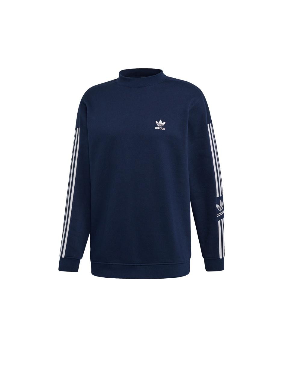 Sudadera Adidas Originals cuello redondo azul marino en Liverpool