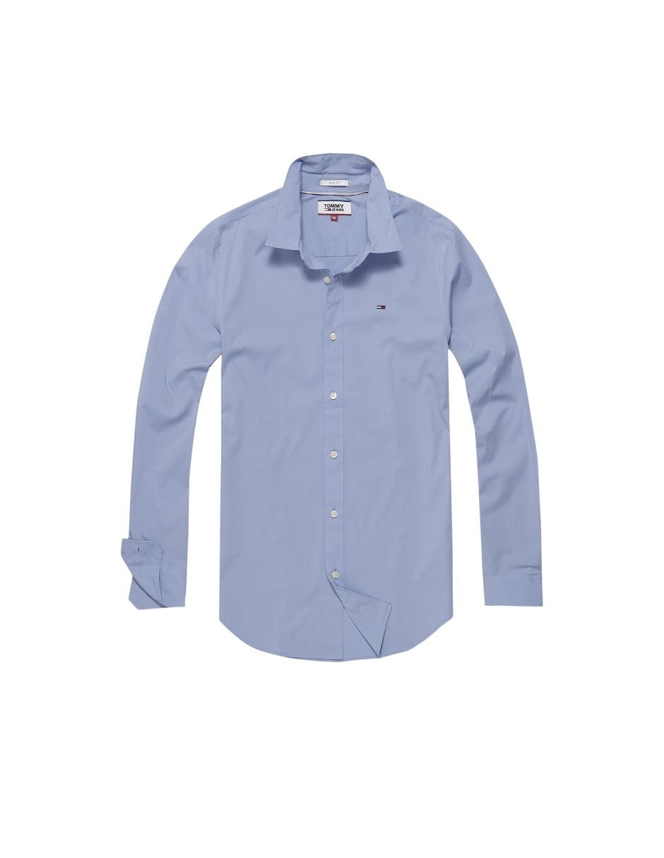 Camisa casual de algodón manga larga para hombre