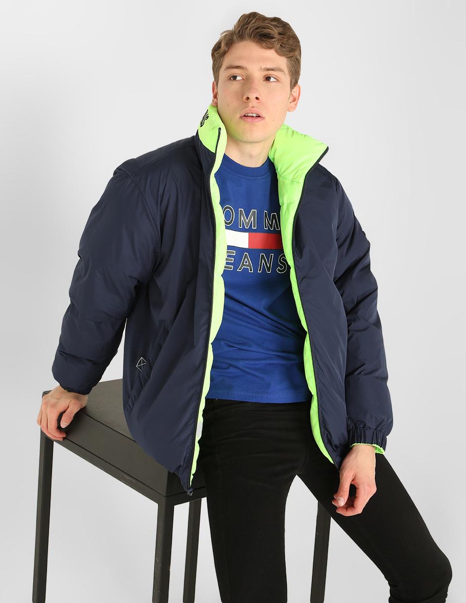 Chamarra Tommy Jeans azul marino capitonada en Liverpool