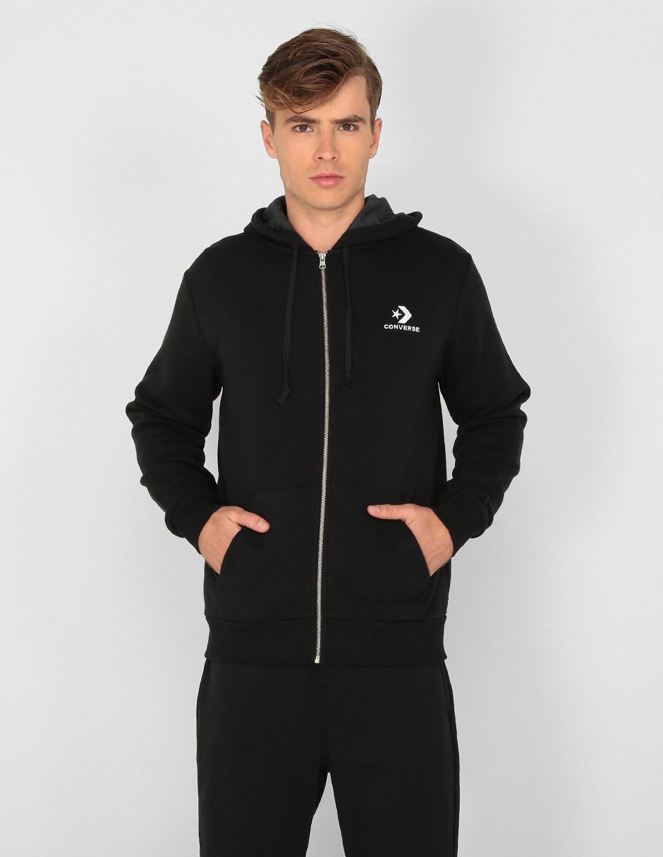 sudadera converse negra