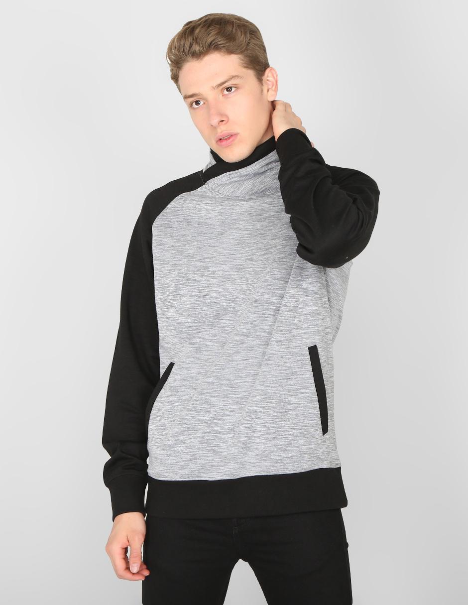 Sudadera Jack \u0026 Jones cuello alto jaspeada sin capucha en Liverpool