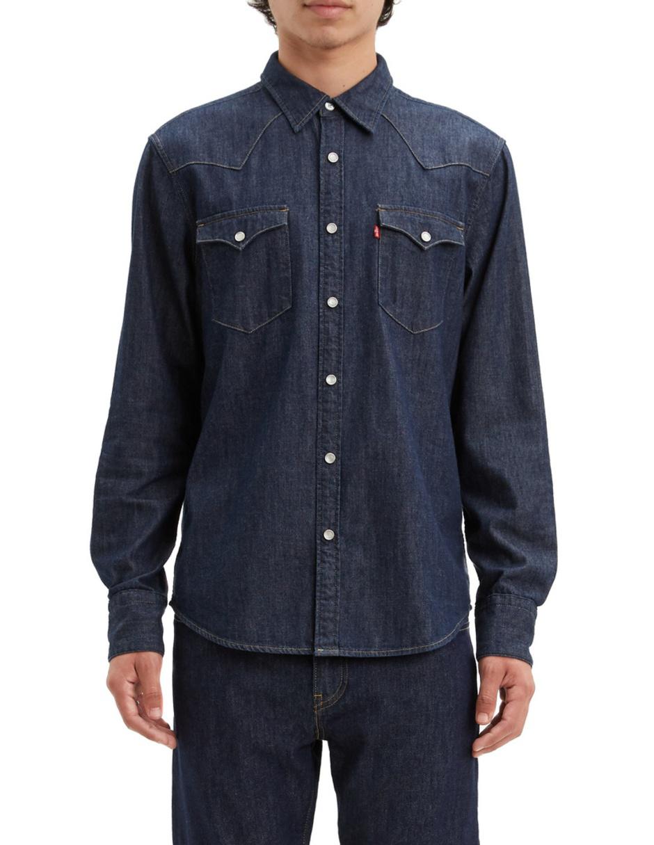 Camisa casual de algodón manga larga para hombre 2
