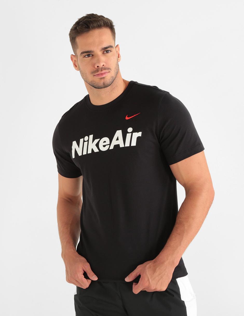 Playera Nike corte regular fit cuello redondo negra estampada en Liverpool