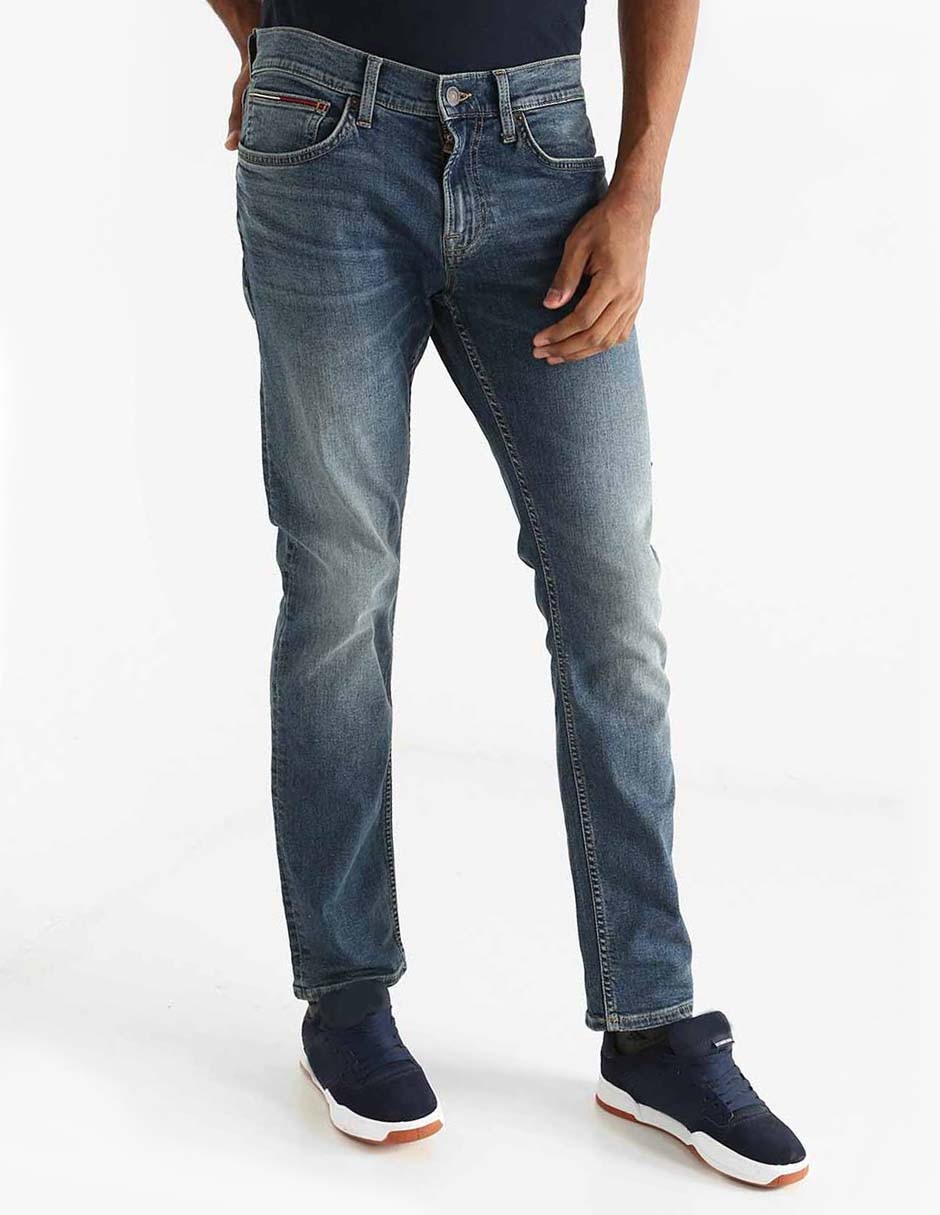 slim lavado stone wash para hombre