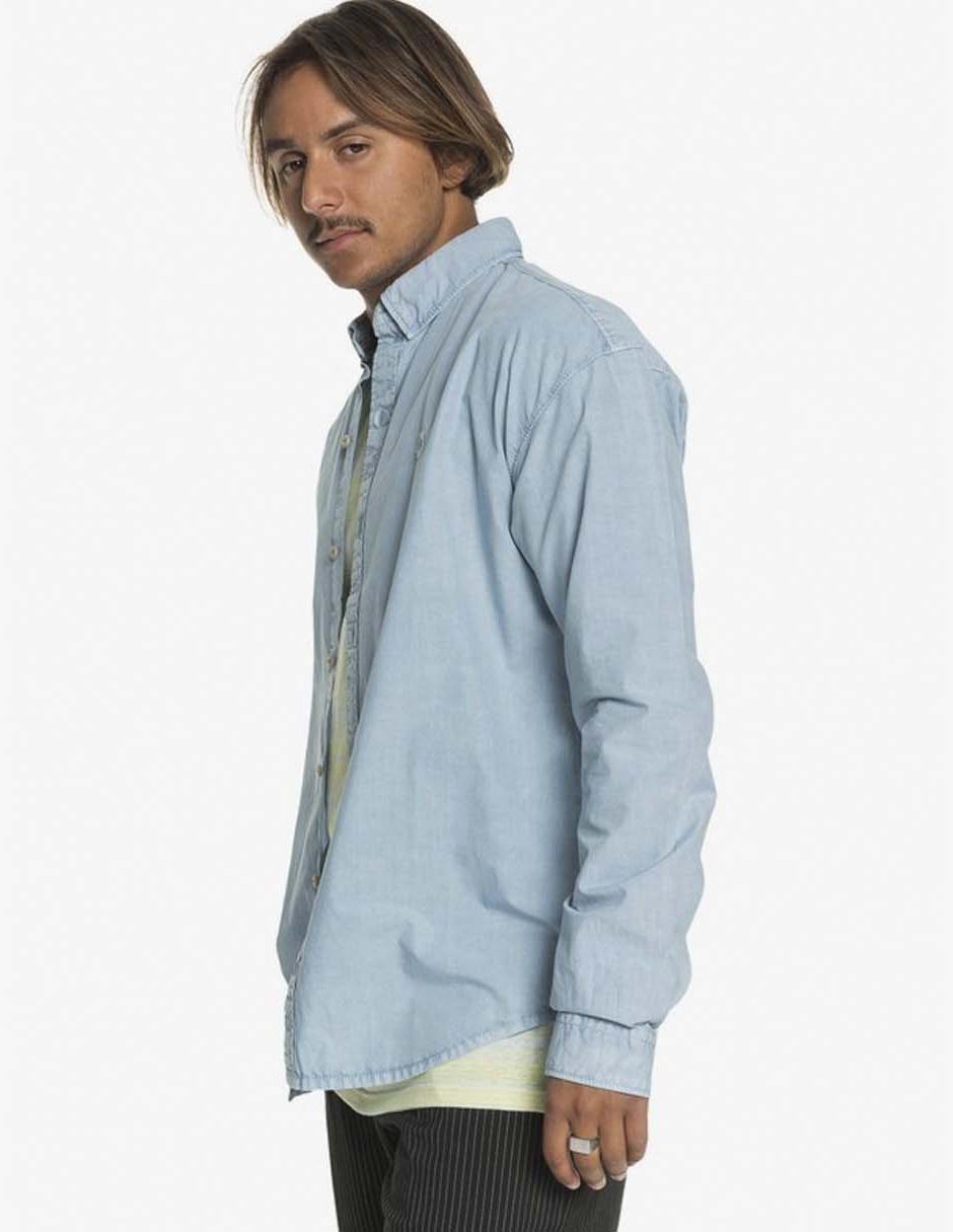 Camisa casual de algodón manga larga para hombre 3