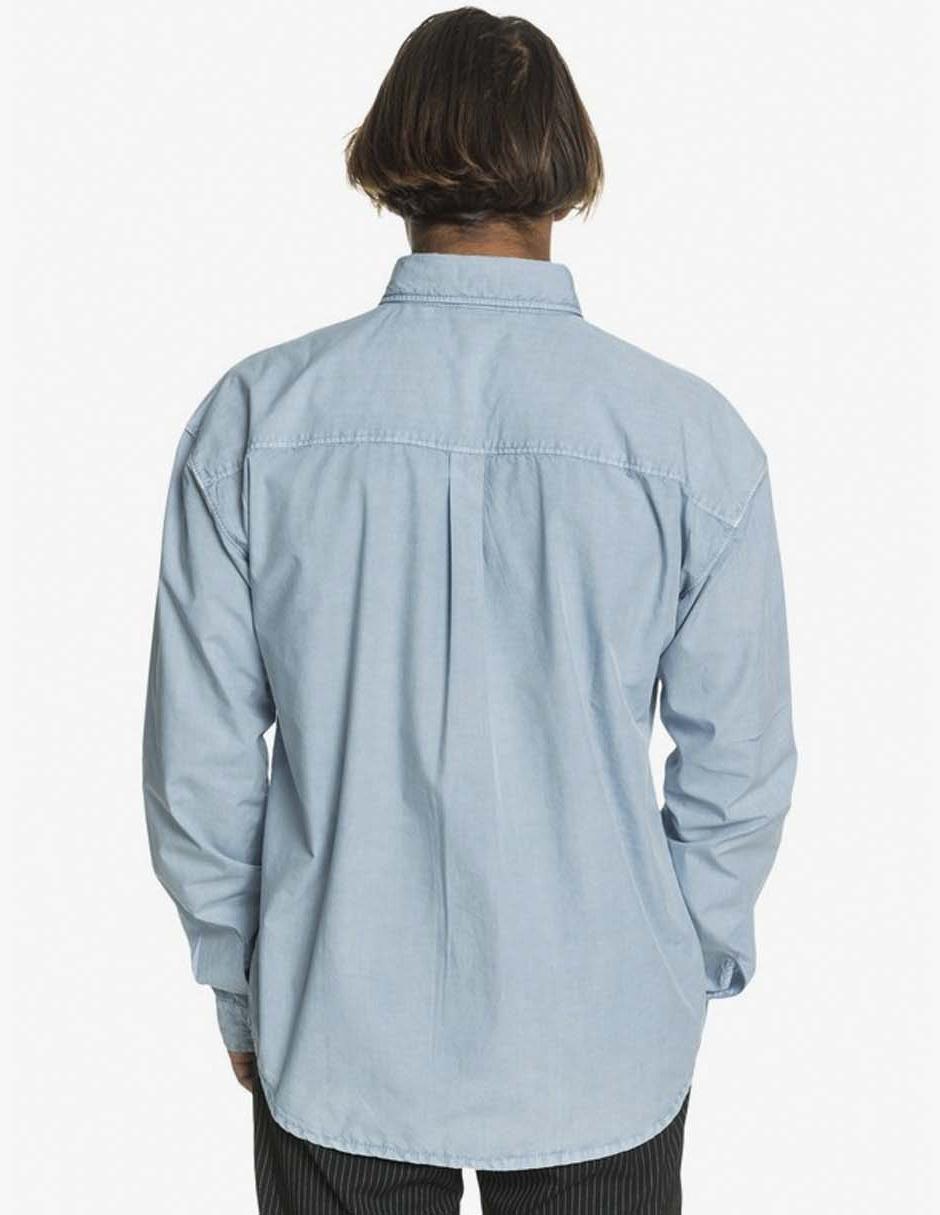 Camisa casual de algodón manga larga para hombre 6
