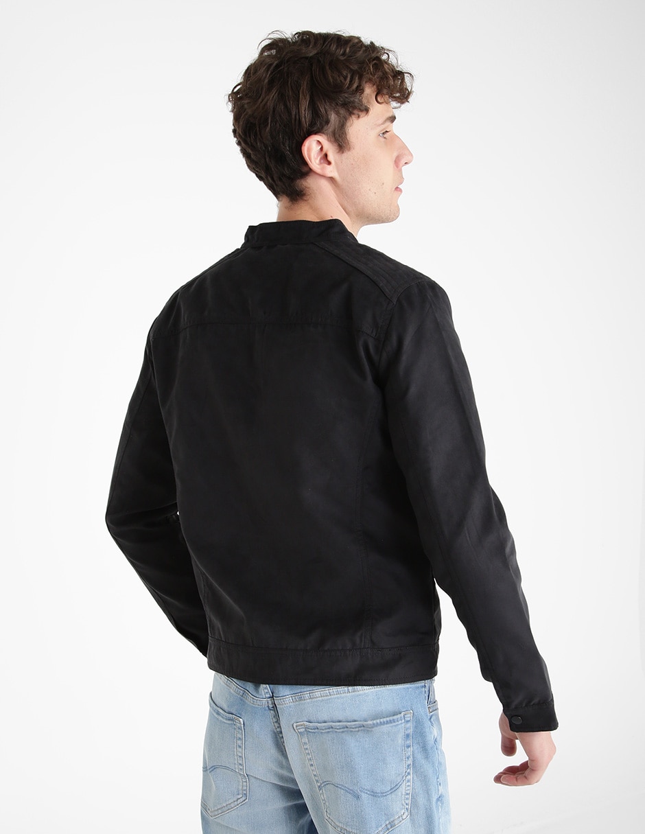 Chamarra casual con bolsillos para hombre 2