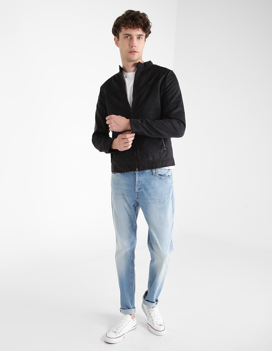 Chamarra casual con bolsillos para hombre 3