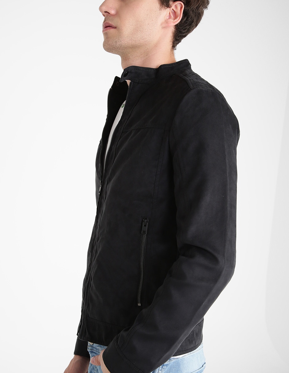 Chamarra casual con bolsillos para hombre 4