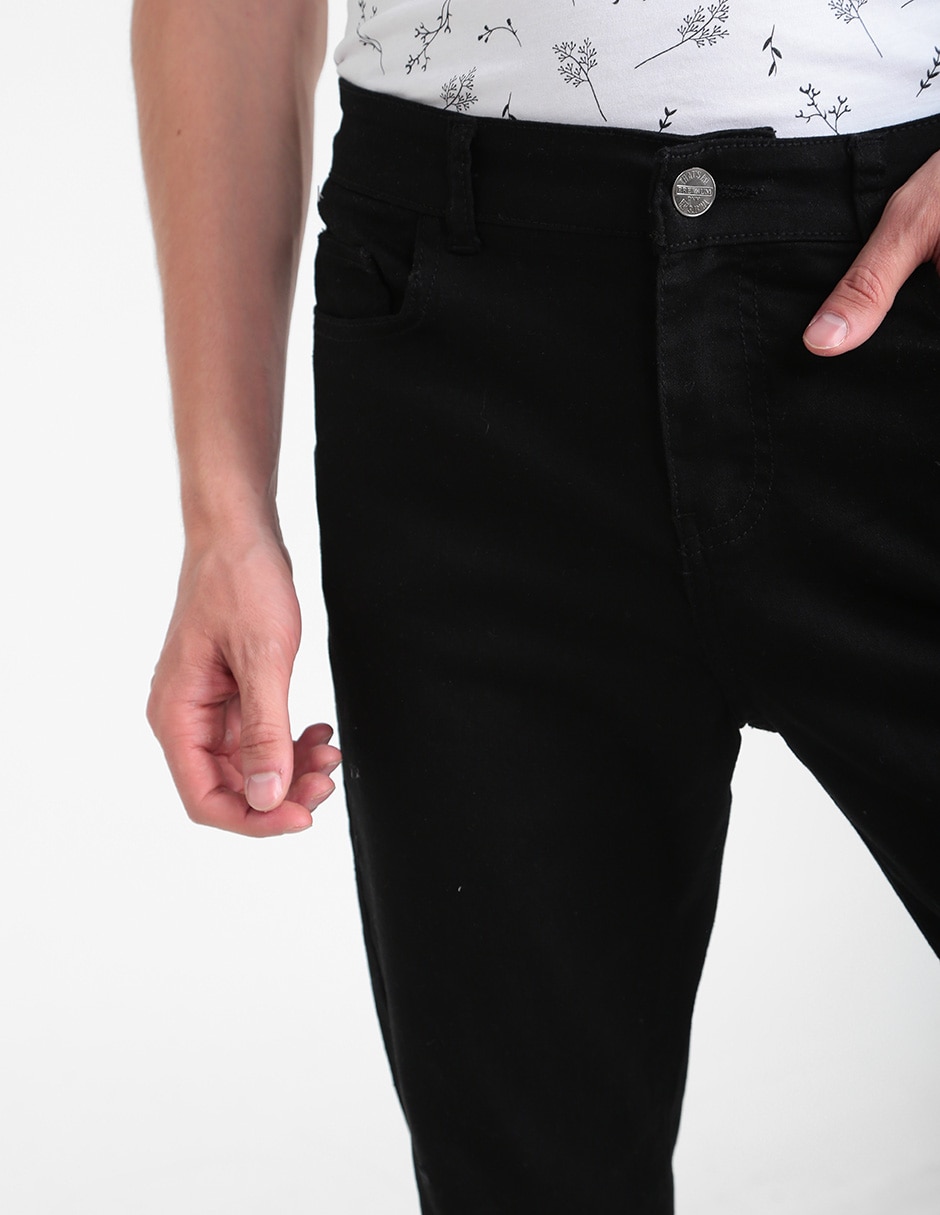 Jeans slim lavado obscuro para hombre 6