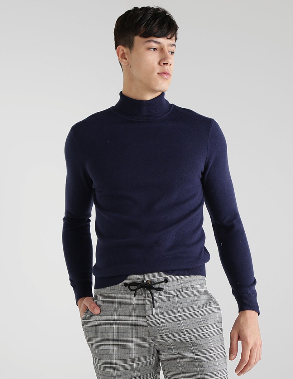 Suéter cuello alto para hombre 1