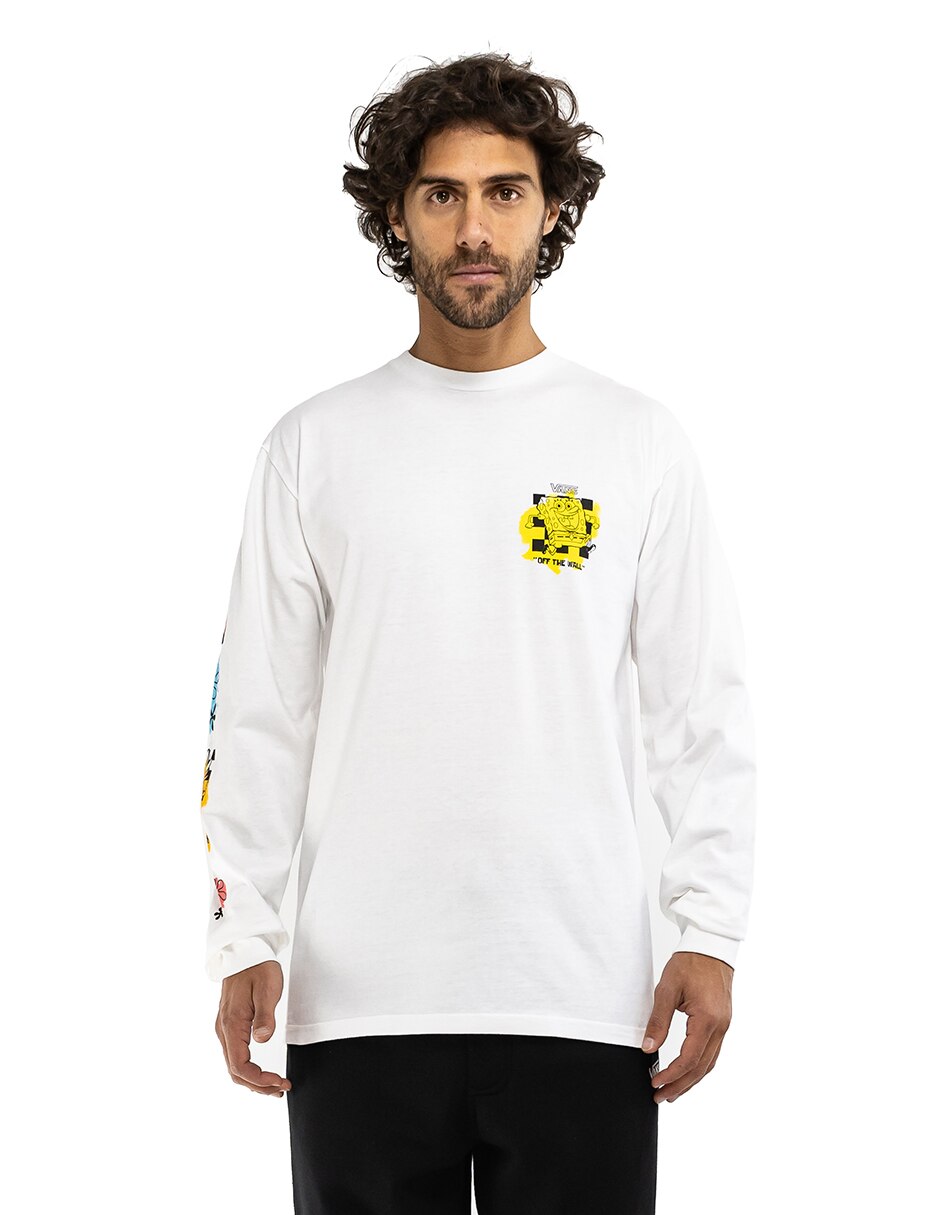 Playera Vans Bob Esponja cuello redondo estampado gráfico para hombre en  Liverpool