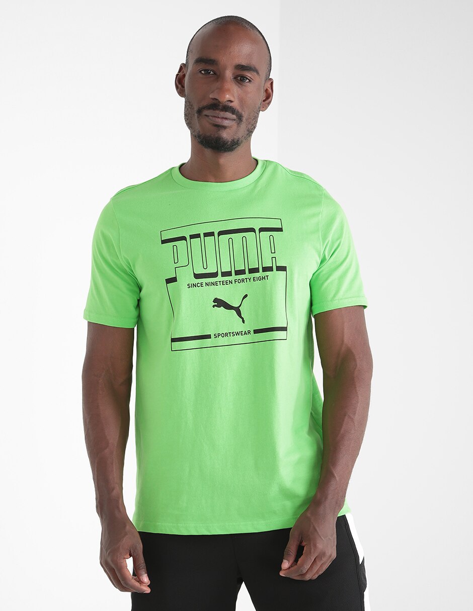 Playera Puma cuello redondo estampada para hombre en Liverpool