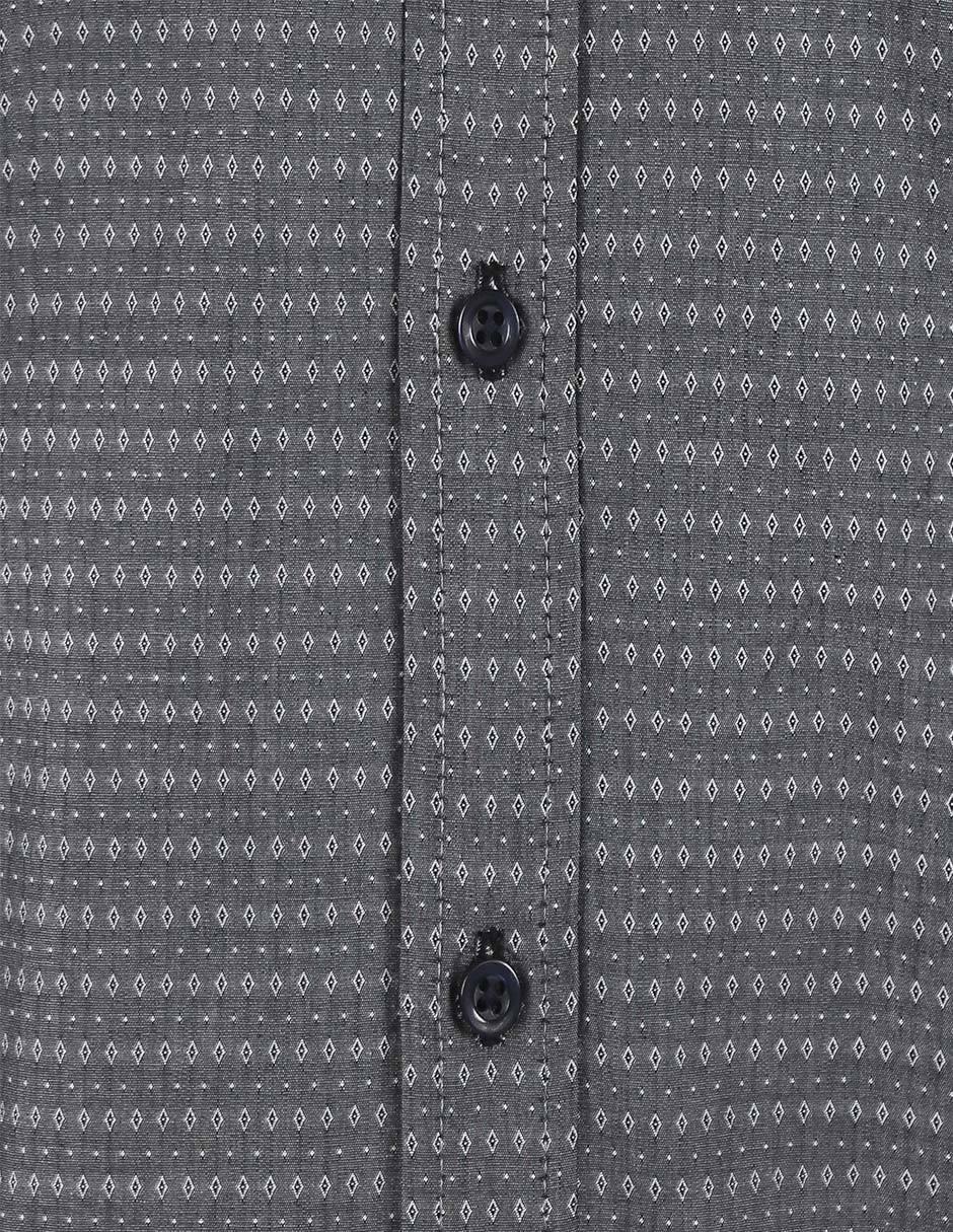 Camisa de vestir de algodón manga larga para hombre 4