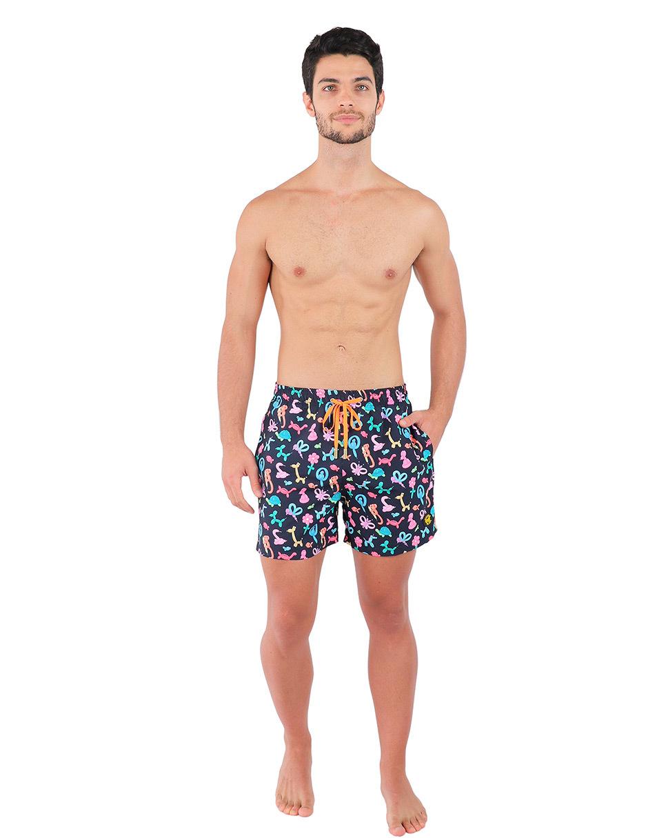 Traje de baño con bolsillos para hombre