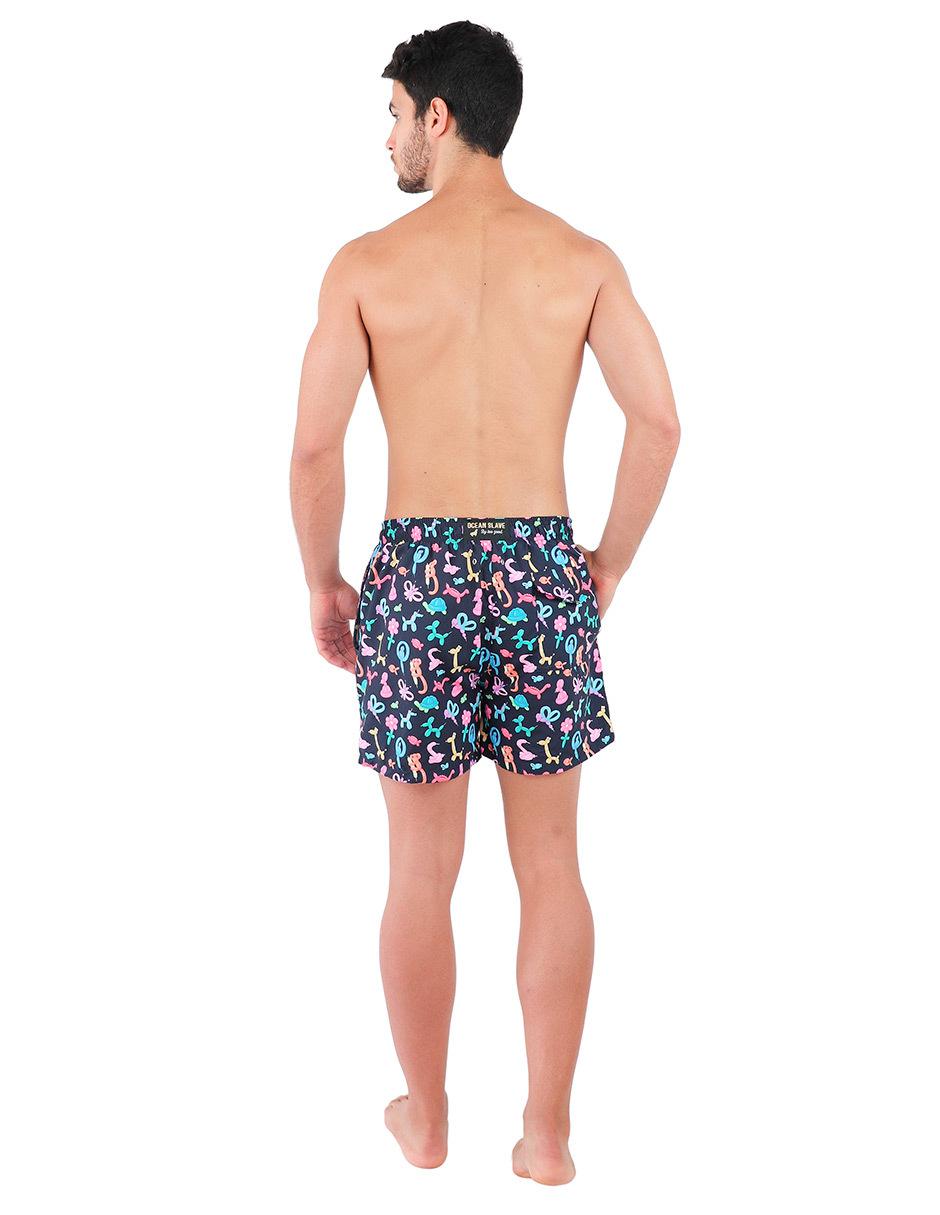 Traje de baño con bolsillos para hombre