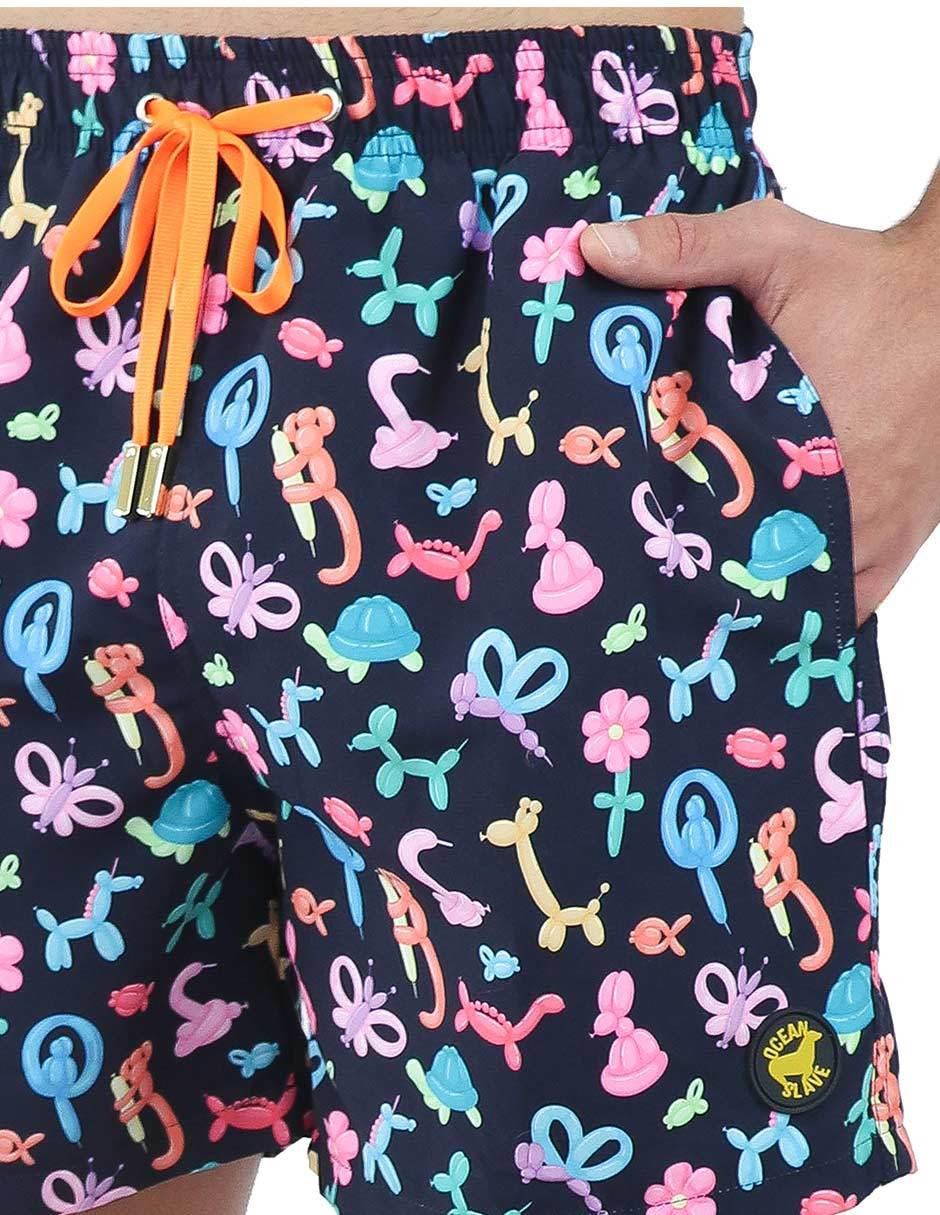 Traje de baño con bolsillos para hombre
