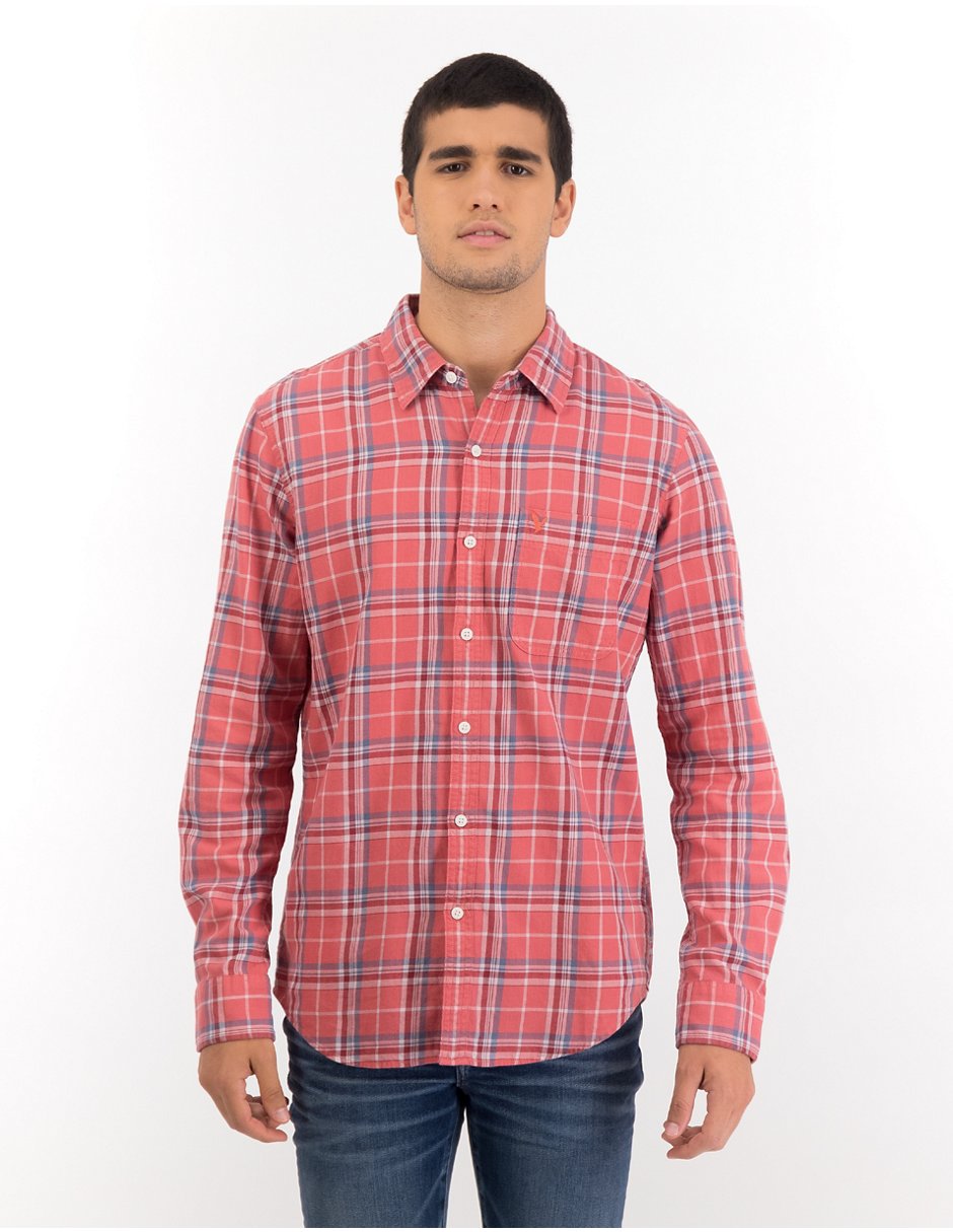 Camisa casual American Eagle manga larga para hombre en Liverpool