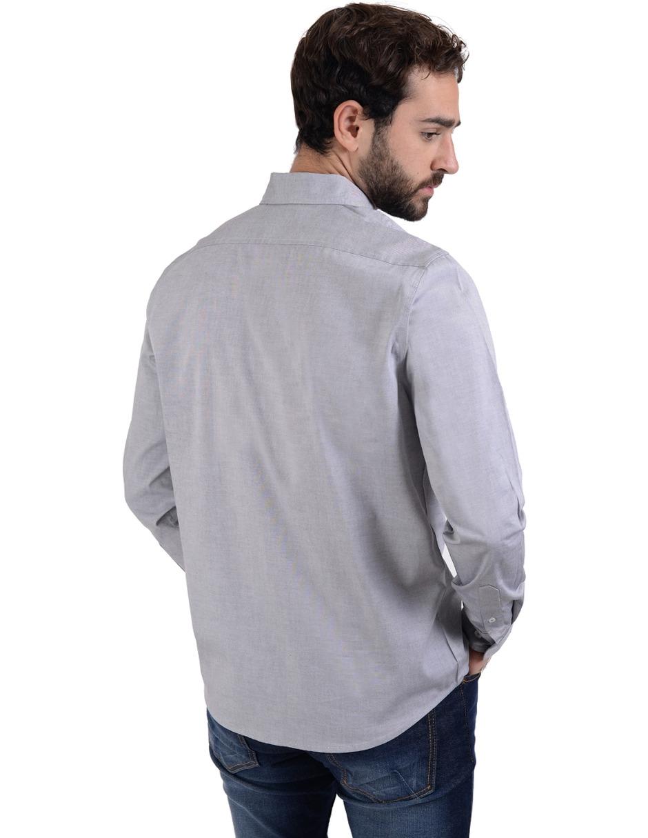 Camisa casual Supply manga larga para hombre