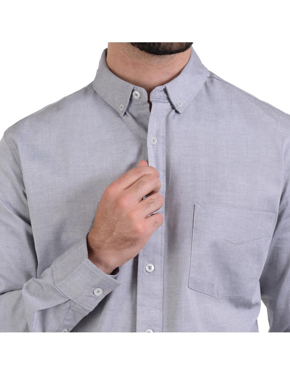 Camisa casual Supply manga larga para hombre