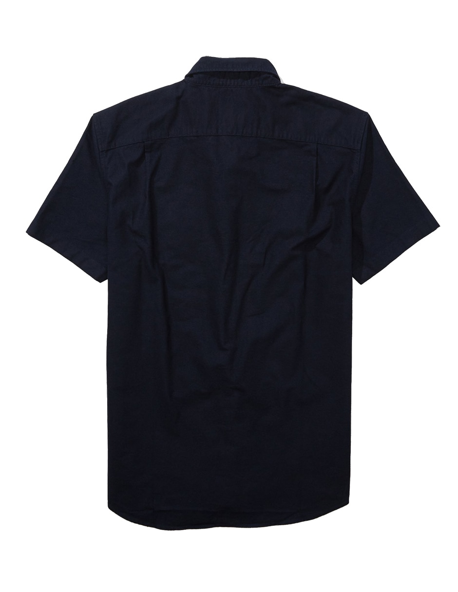 Camisa casual de algodón manga corta para hombre 4