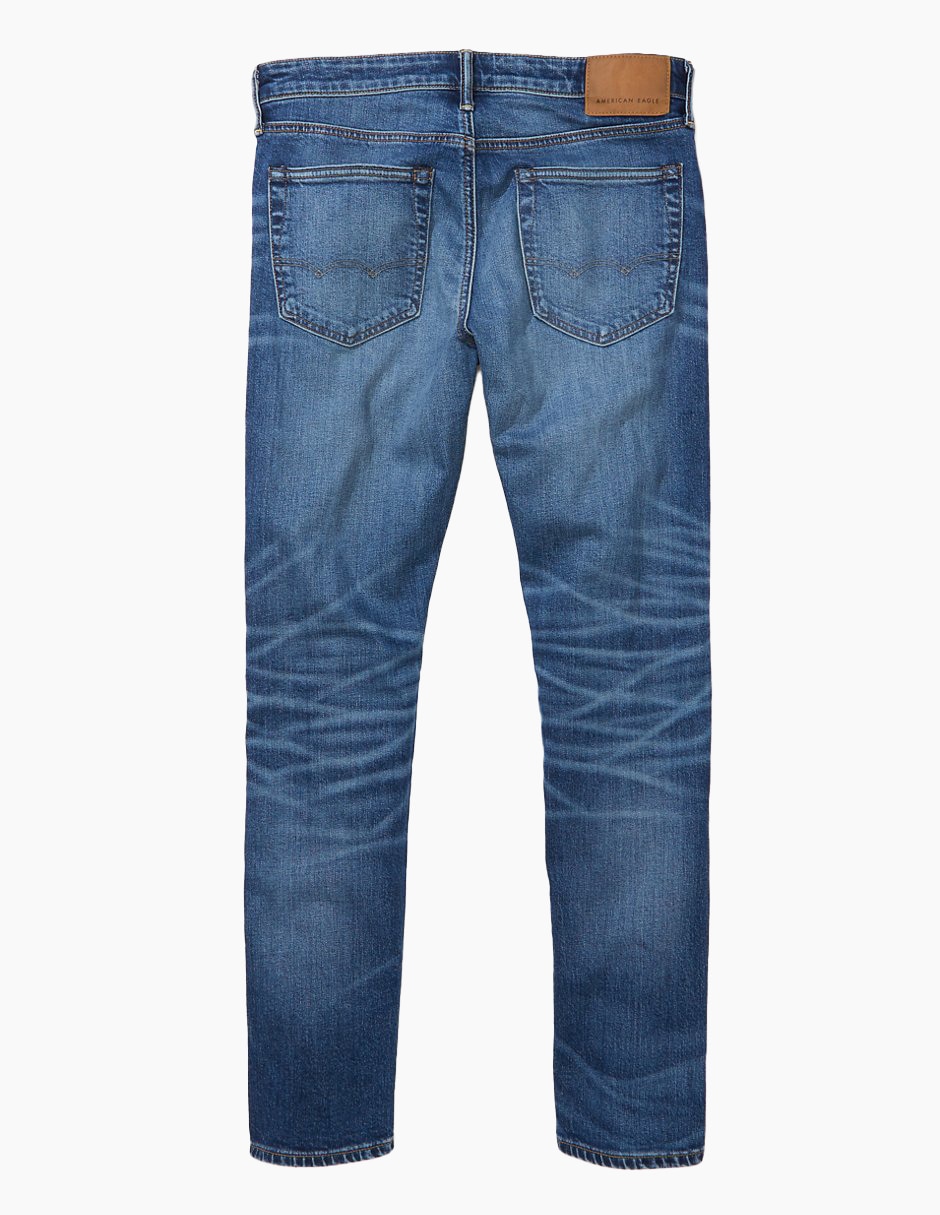 Jeans straight American Eagle deslavado para hombre Liverpool