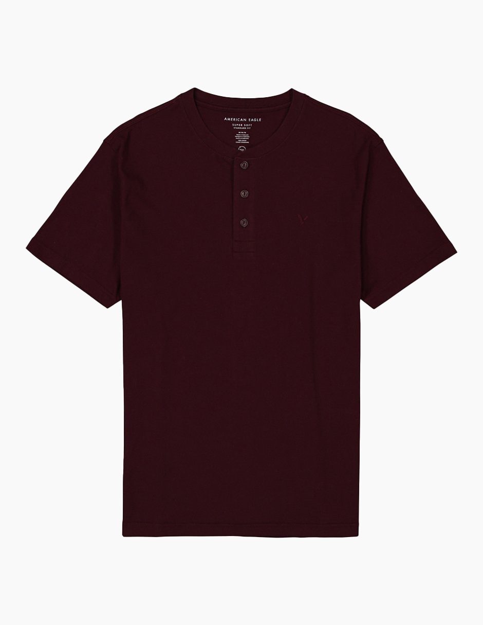 Playera cuello henley para hombre 3