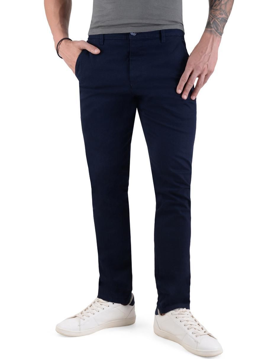 Pantalón chino slim de algodón para hombre Pantalón chino slim de algodón para hombre