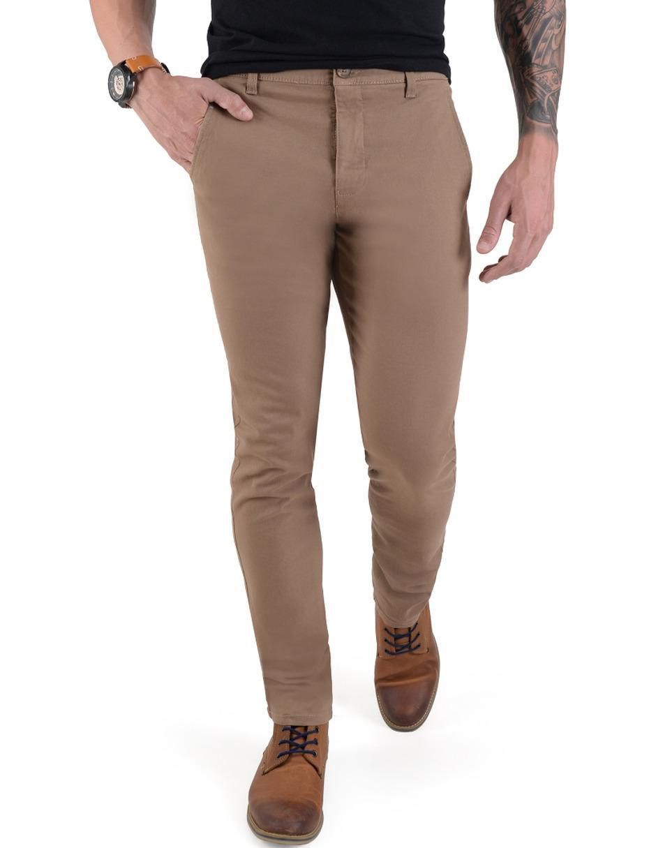 Pantalón chino slim de algodón para hombre Pantalón chino slim de algodón para hombre