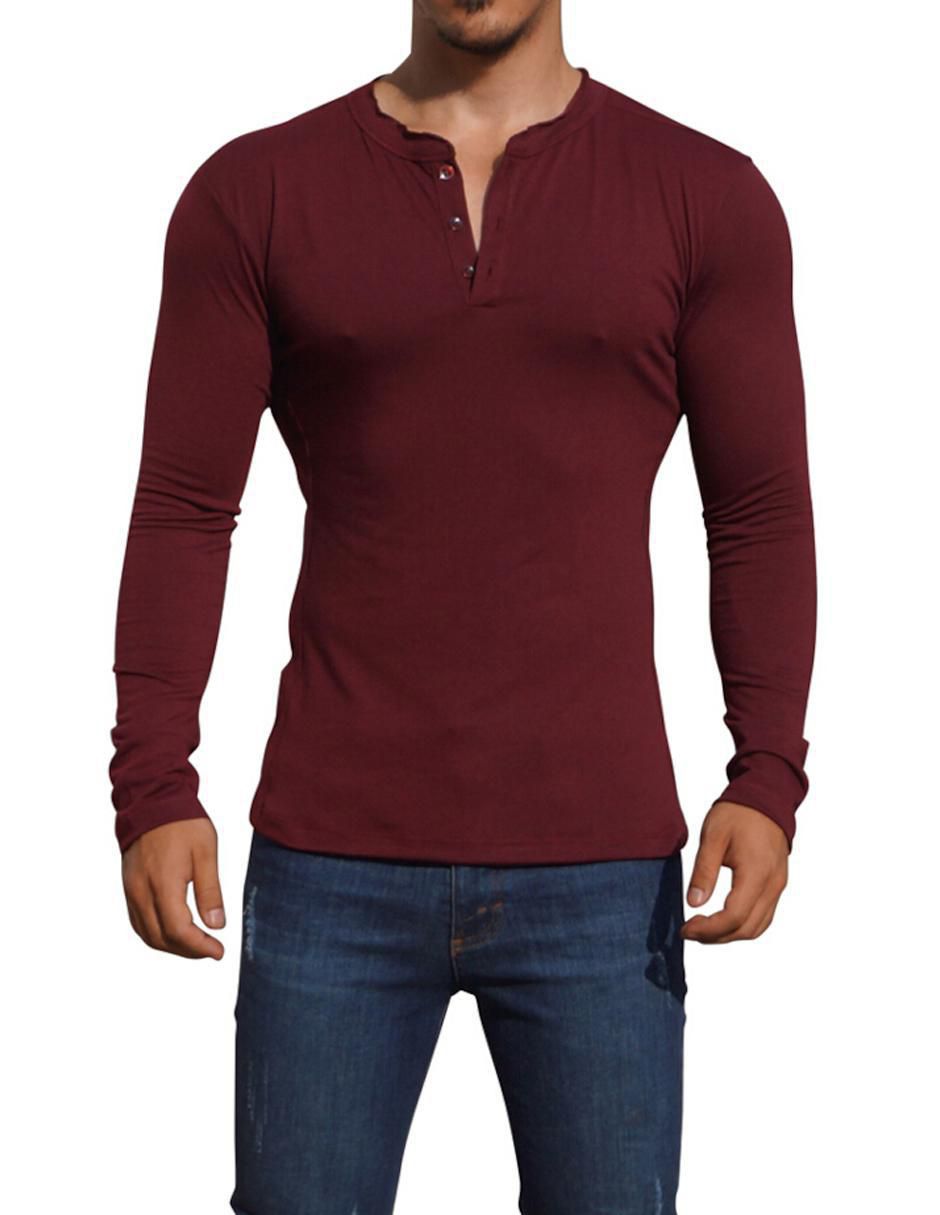 Playera cuello mao para hombre 3