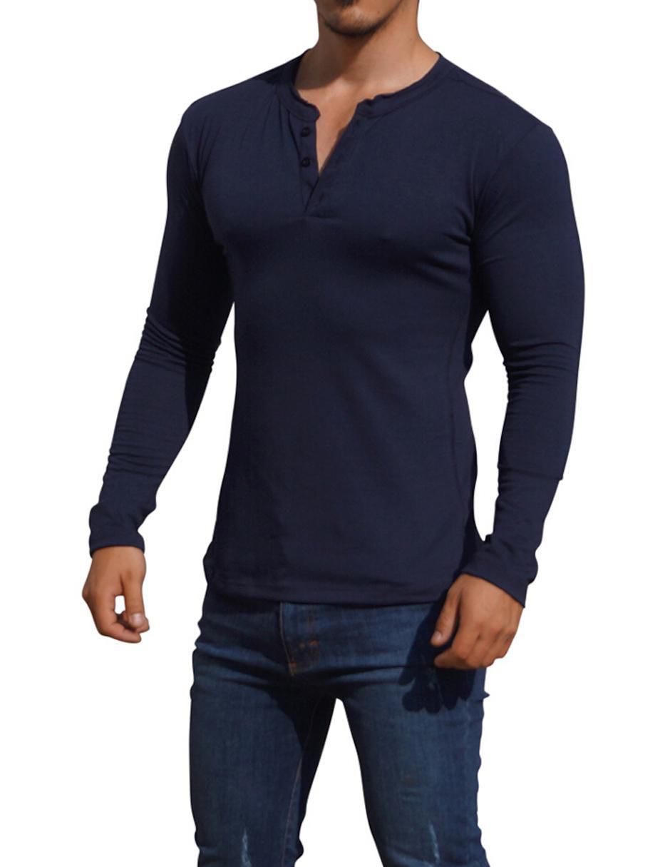Playera cuello mao para hombre Playera cuello mao para hombre