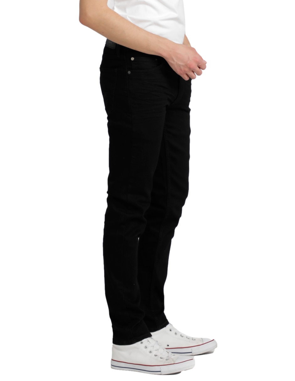 Jeans skinny lavado obscuro para hombre 2