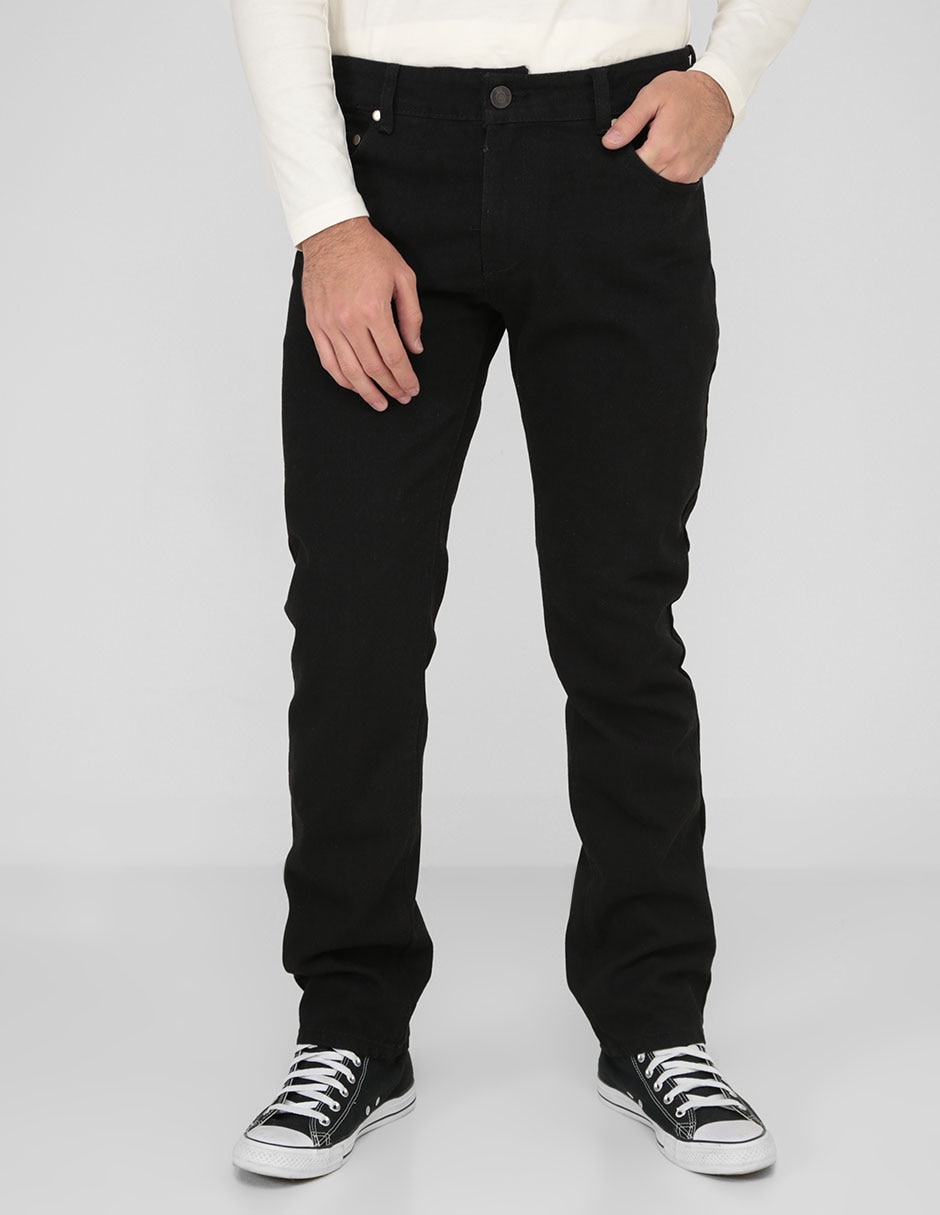 Jeans slim lavado obscuro para hombre 1