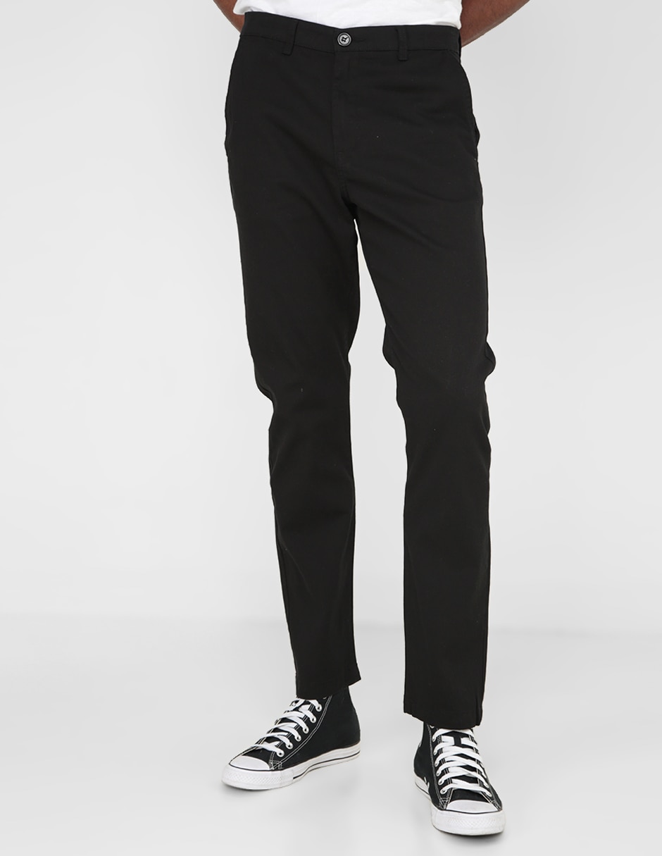 Pantalón chino slim de algodón para hombre Pantalón chino slim de algodón para hombre