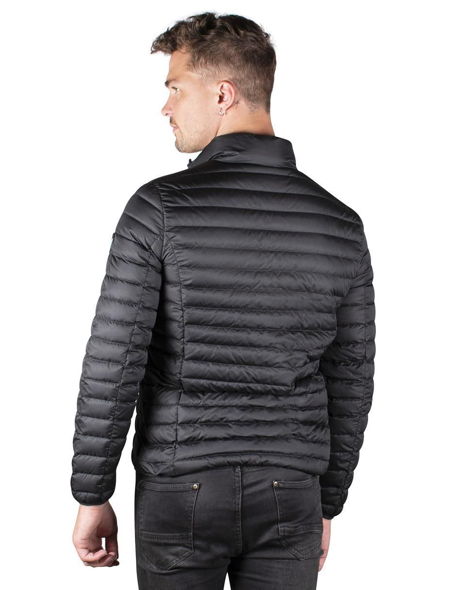 Chamarra casual capitonada para hombre