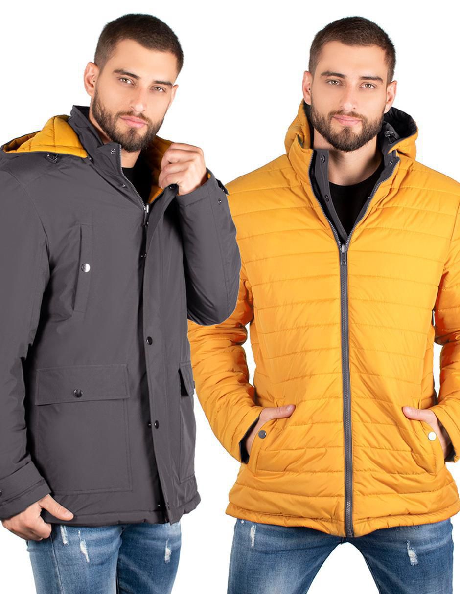 Chamarra reversible para hombre 8