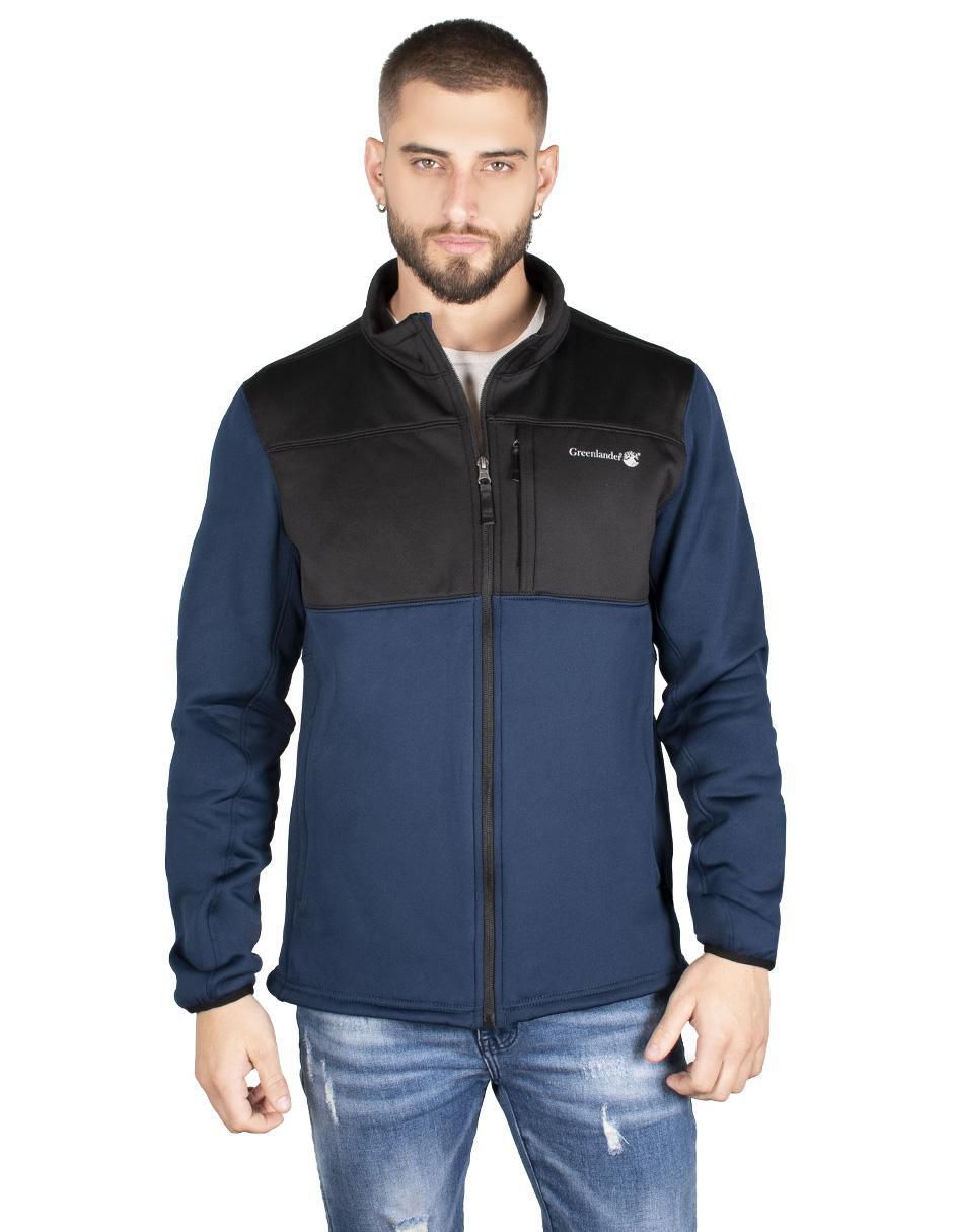 Chamarra casual con bolsillos para hombre Chamarra casual con bolsillos para hombre