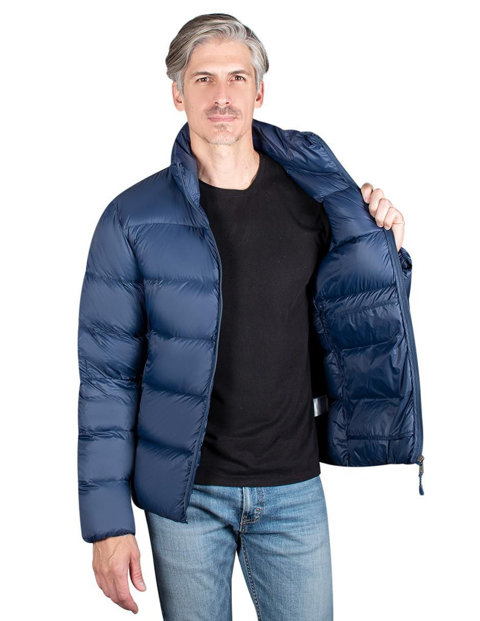 Chamarra casual capitonada para hombre 2
