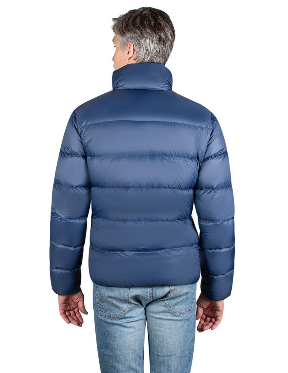 Chamarra casual capitonada para hombre 4