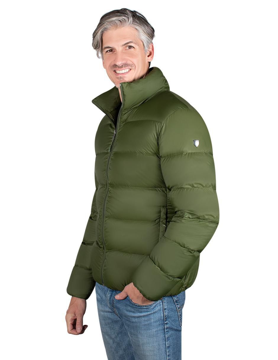 Chamarra casual capitonada para hombre 3