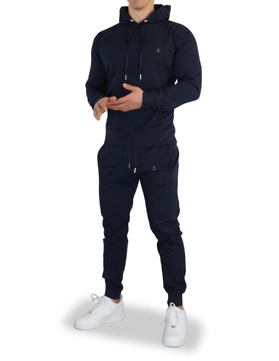 Conjunto deportivo regular con elástico para hombre Conjunto deportivo regular con elástico para hombre