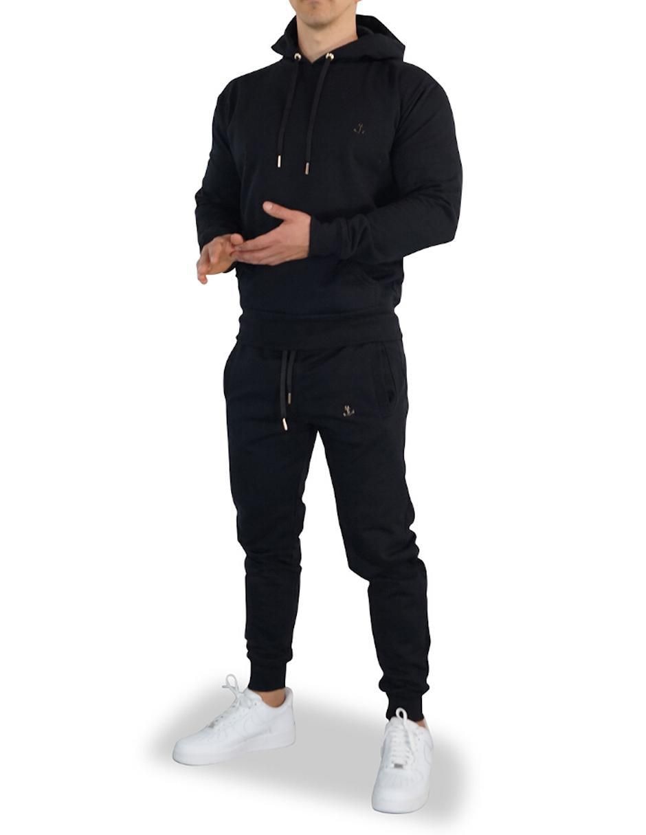 Conjunto deportivo regular con elástico para hombre Conjunto deportivo regular con elástico para hombre