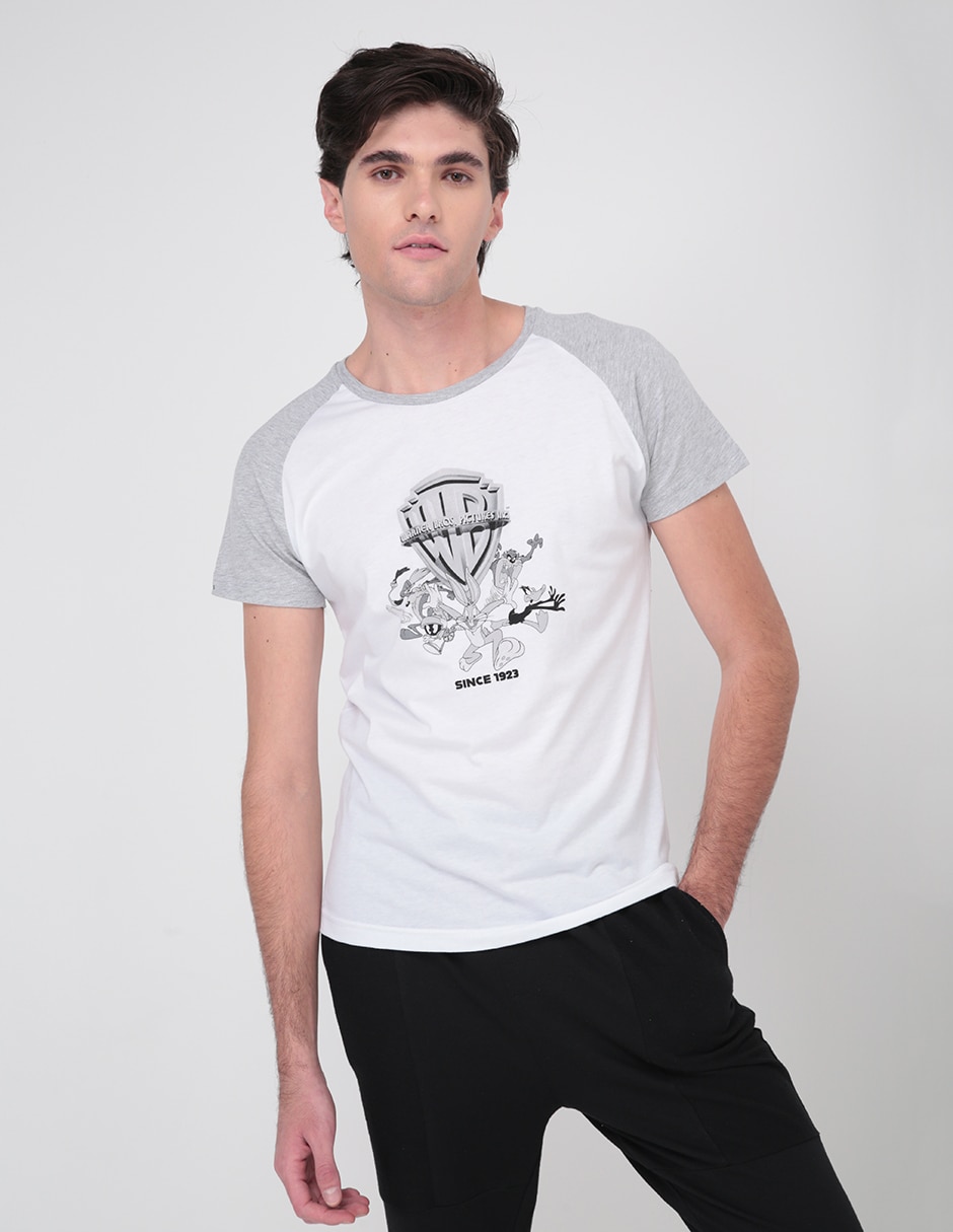 Playera Looney Tunes cuello redondo para hombre