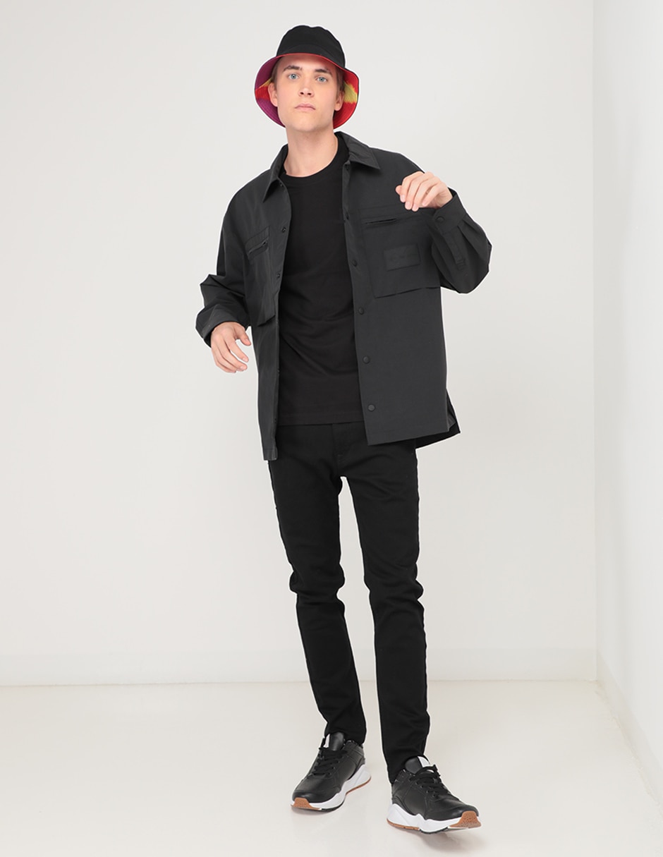 Jeans skinny Calvin Klein lavado obscuro para hombre 3
