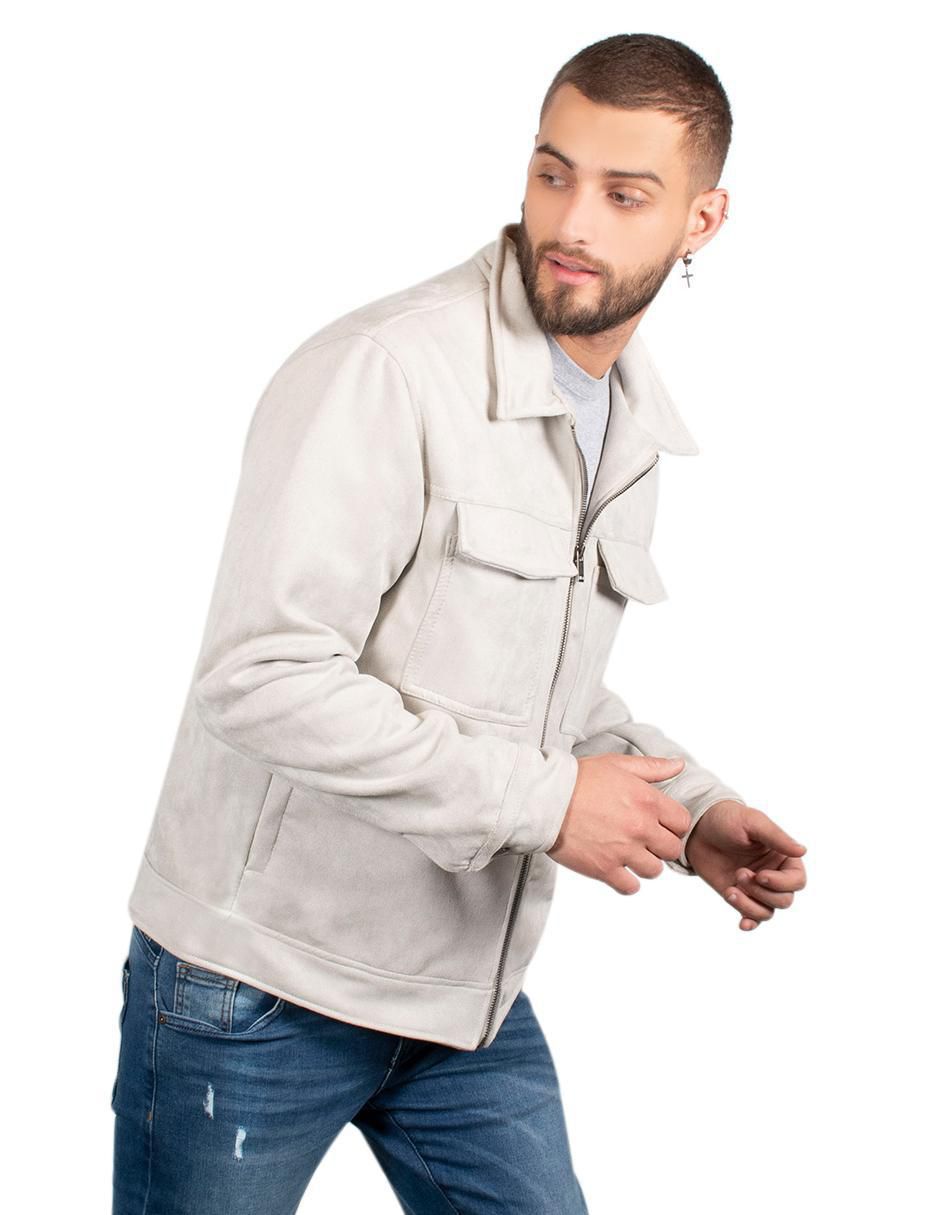 Chamarra con bolsillos para hombre 5