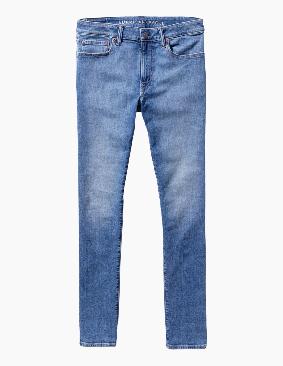 Jeans slim deslavado para hombre 3