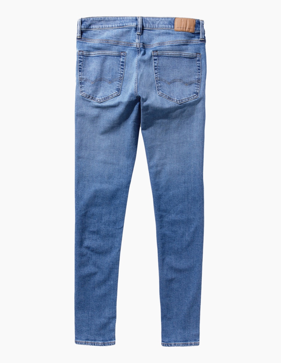 Jeans slim deslavado para hombre 4
