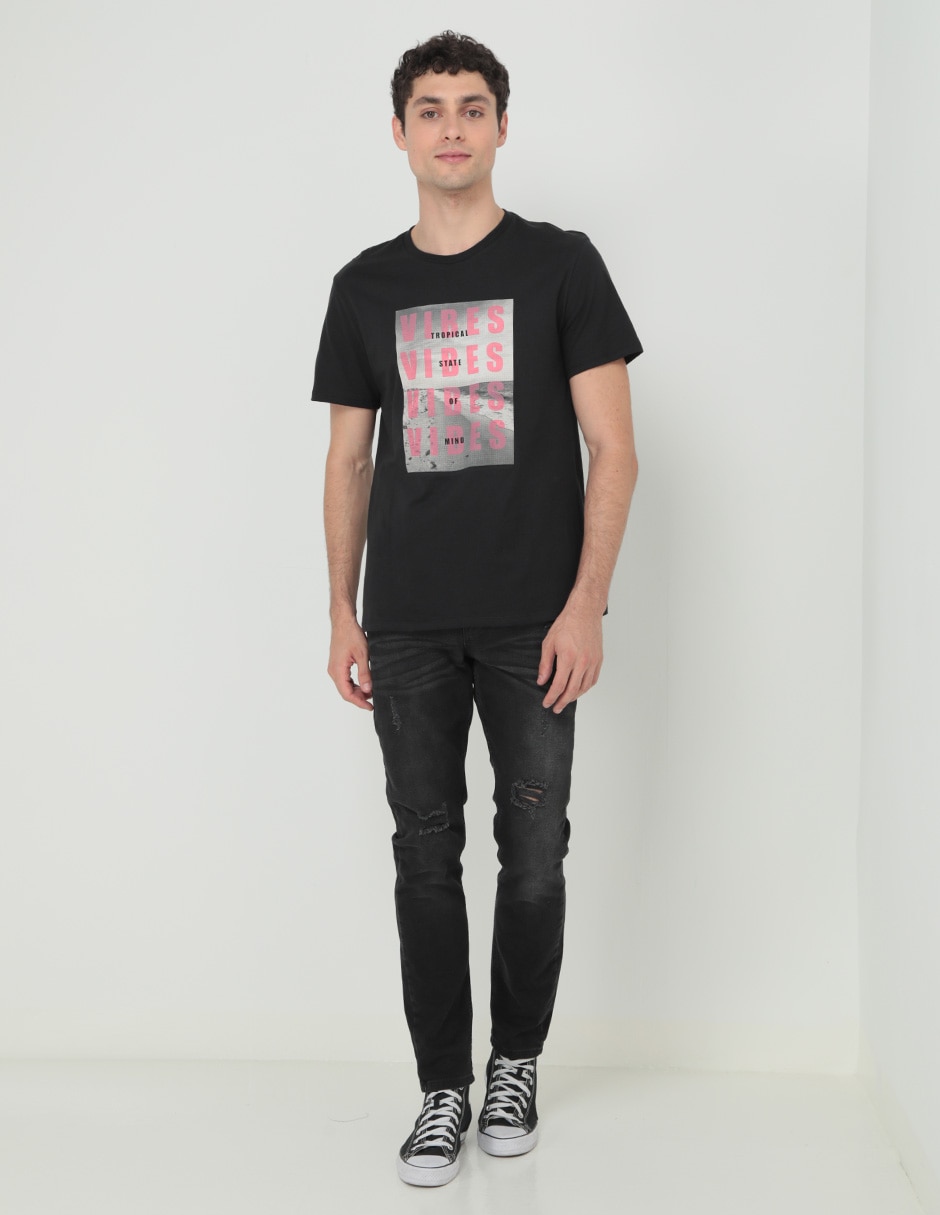 Playera cuello redondo para hombre 3