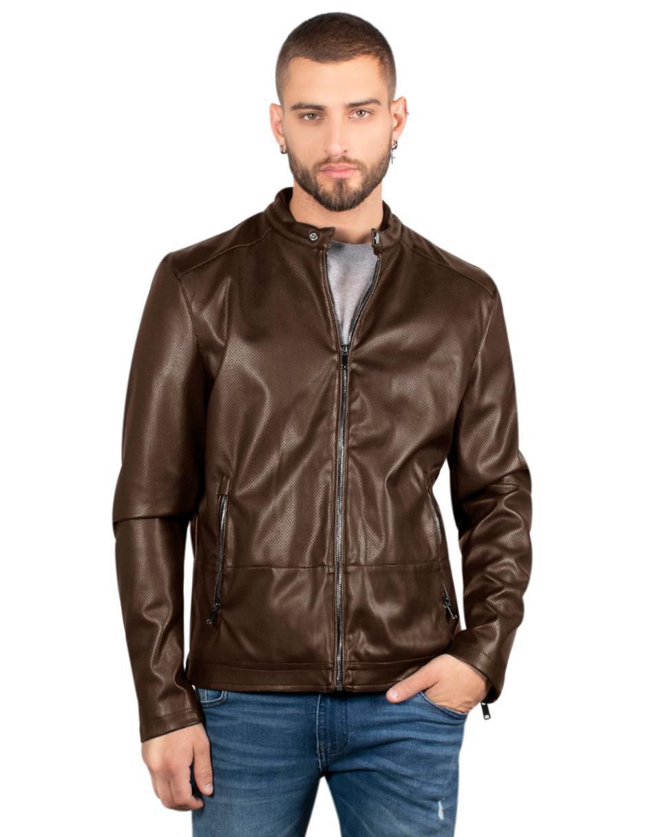 Chamarra casual con bolsillos para hombre Chamarra casual con bolsillos para hombre