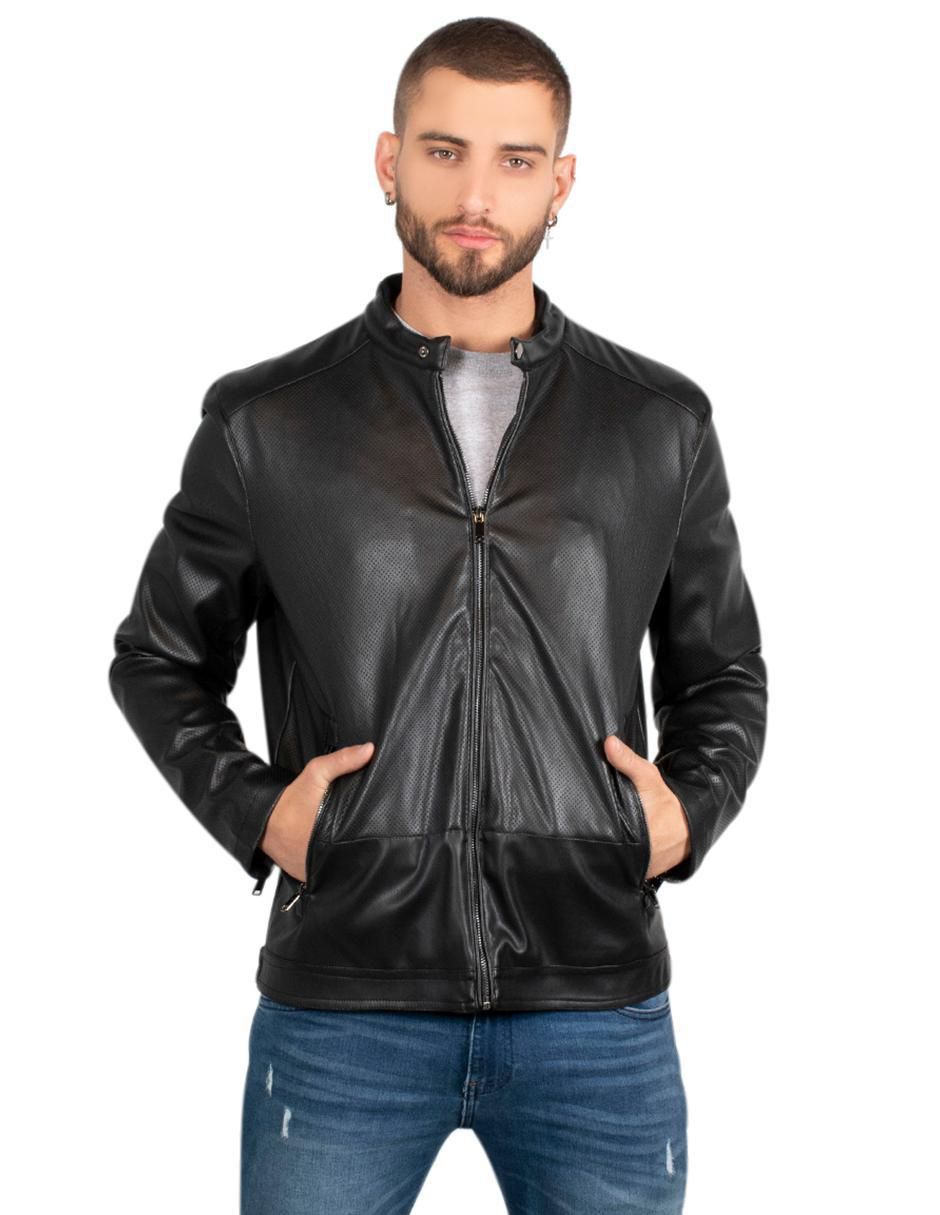Chamarra casual con bolsillos para hombre Chamarra casual con bolsillos para hombre